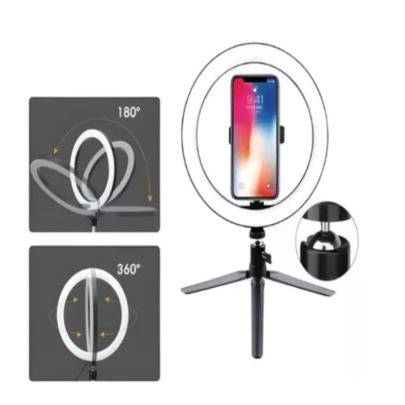 Ring Light com suporte para celular