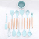 Kit 12 utensílios de cozinha em silicone