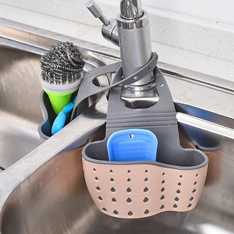 Cesto de suporte para utensílios de cozinha feito em silicone